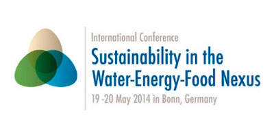 International Conference: Sustainability in the Water-Energy-Food Nexus. Synergies and Tradeoffs: Governance and Tools at various Scales Logo