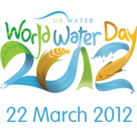 World Water Day 2012 logo. Water and Food Security