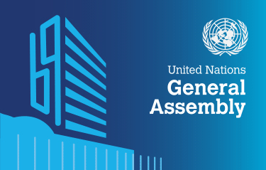 Logo de la 69a Sesión de la Asamblea General de las Naciones Unidas