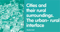 Cities and their rural surroundings. The urban-rural interface