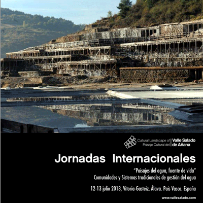 International Conference Water landscapes, source of life Communities and traditional water management systems