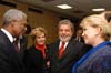 Mr. Kofi Annan, Mr. Luis Inacio Lula Da Silva, Brazilian President, and his wife Mariza, and S&atilde;o Paulo&acute;s Mayor Martha Suplicy