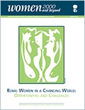 Cover image of Women 2000 and Beyond: Rural women in a changing world: Opportunities and challenges