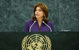 President Laura Chinchilla at the 68th Session of the General Assembly