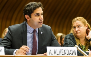 Ahmad Alhendawi at the UNECE Conference
