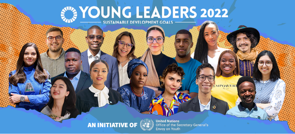 Young leaders for the SDGs, group of young people