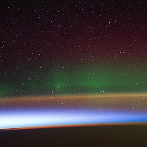 从太空看到的地球。美国宇航局图片/Alex Gerst