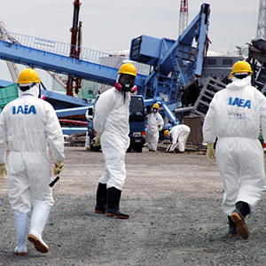 Members of the International Atomic Energy Agency (IAEA) Fact-Finding Mission in Japan