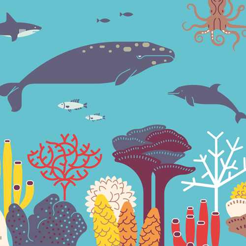 2019年世界野生动植物日庆祝活动的官方海报插图。国际野生生物保护学会图片