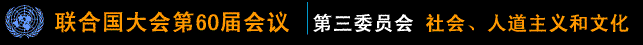 第三委员会 社会、人道主义和文化